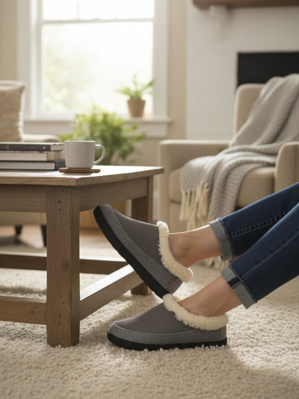 Kamik Nutmeg Women's Slipper grey size 6